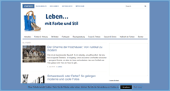Desktop Screenshot of farbe-und-stil.info